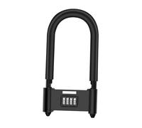 Heavy Duty Anti Theft U-Shape Security Code Lock with Adjustable Shackle, for Bikes, Gates, Shed, Fence [Adjustable Range 120-140mm]