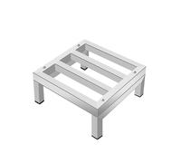 Heavy Duty Appliance Riser Stainless Steel Floor Bracket for Washer & Fridge Durable Storage Shelf Split Ground Pallet Rack 35x35x20cm