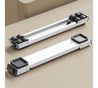 Heavy Duty Appliance Rollers, Fourth Generation Extendable Appliance Rollers Adjustable Base For Washer and Dryer, Easily Move Washing Machine, Furniture,Refrigerators,Wine cooler (White)