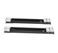 Heavy Duty Appliance Rolls, Load Capacity Up to 300kg, 24 Wheels, Easy to Move Fridge Appliance Rolls for Dryers (Black (6 Ribs))