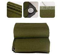 Heavy Duty Army Green Waterproof Tarpaulin 2X2M Breathable Soft Rainproof Dust Shade Antifreeze Anti aging Cold Resistant Ideal for Outdoor Use