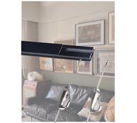 Heavy Duty Art Hanging Kit with 39" Picture Rail, 2 Cables & 2 Hooks - Perfect for Gallery & Home Decor, Easy Installation, Versatile Wall Display System