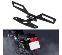 Heavy Duty ATV Dirt Bike License Plate Holder, Adjustable Tail Light Mount