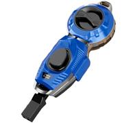 Heavy-Duty Auto-Reverse Chalk Line Marker with Precisions Guide for Carpentry and Measurement Tasks Metal Marble Line Roll for Woodworkers