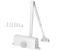 Heavy Duty Automatic Door Closer Hydraulic Buffer Door Closer for Home 180-Degree Positioning Durable Auto Door Stopper for Smooth Operation and Safety