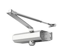 Heavy Duty Automatic Door Closer, Spring Hydraulic Buffer, Concealed Gate Closer, Adjustable Speed, Mute Closing, 45-60kg Capacity, Compact Design