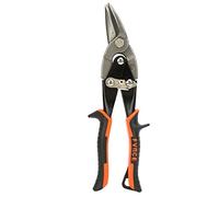 Heavy Duty Aviation Tin Snip Sheet Metal Cutter Shear Professional Grade Chrome Vanadium Steel Left Straight Right Cutting for Sheet Metal Aluminum Leather Tiles Rubber Craftsmen ((R) Right Cut