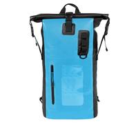 Heavy Duty Backpack Roll-Top Closure Swim Bag with Front-Zipper Pocket Premium 500D PVC Tarpaulin Tear Puncture Abrasion High-Frequency Welding for Sports Activities Equipment Protection
