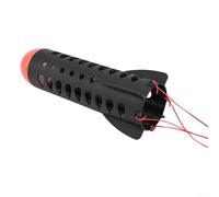 Heavy Duty Bait Thrower Rocket Shape for Carp Fishing Spod Bomb Feeder System with Adjustable Load for Pellets and Boilies(L)