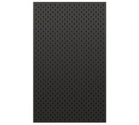 Heavy-Duty Balcony Pegboard Panels with 5 Hooks for Plant Storage - Stainless Steel Wall Orgafor Tools & Accessories - 60x100CM Black for Kitchen & Room Use