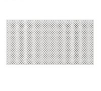 Heavy-Duty Balcony Pegboard Wall Panels with 5 Hooks for Plant Storage, Stainless Steel Organizer for Tools & Accessories, Perfect for Kitchen & Room Décor, White (150x80CM)