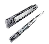 Heavy Duty Ball Bearing Drawer Slides - 1 Pair, Soft Close Kitchen Cabinet Runners, Sturdy Metal, Smooth Sliding, Full Extension Telescopic Mechanism