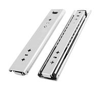 Heavy Duty Ball Bearing Drawer Slides - 3-Fold Full Extension for Cabinets, RVs, Wardrobes, Industrial Equipment - 10" to 60" Sizes (36" / 900mm)