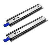 Heavy Duty Ball Bearing Sliding Rails for Kitchen Cabinets, Rust-Resistant Metal Drawer Runners, Durable Track Guide for Wardrobes & Lockers