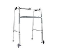 Heavy Duty Bariatric Walking Frame for Seniors|Folding Walker with 2 Wheels |Mobility Aid for Handicap|Adjustable Height Double The Comfort