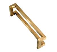 Heavy-Duty Barn Door Handle, Long Push Pull Bar for Entry & Commercial Use, Interior/Exterior, 3 Colors - Yellow, 120mm x 1175mm, Durable Door Hardware