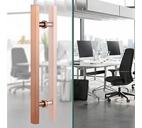 Heavy Duty Barn Door Handle Pull Push, Contemporary Industrial Grab Bar for Interior Exterior Cupboard WC