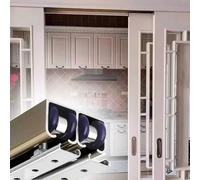 Heavy-Duty Barn Door Hardware Kit - Smooth Sliding Door Track Rollers System for Easy Otion Ideal for Modern Decor & Ghost Doors - Upgrade Your Space Today!