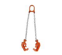 Heavy Duty Barrel Hook Spreader,Steel Lifting Chain Sling,Load Capacity 1000kg,Secure Grip for Plastic and Metal Drums(Style 4)
