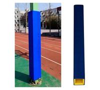 Heavy-Duty Basketball Pole Pad Wrap for 4-10 Inch Poles, 4 Feet Height, Fits 5-7ft Square Poles, Ideal for Gym & Basement Safety, Protect Your Sports Equipment