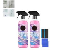 Heavy Duty Bathroom Scrubbing Solution,Bathroom Descaler Foam Cleaner,All-Purpose Bathrooms Descaler Foam Spray For Glass,Wash Basin,Bathtub (2PCS)