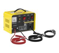 MSW Heavy Duty Car Battery Charger S-Charger-20A (Cooling system, 12/24 V Charging voltage, 8/12 A Charging current, 12-200 Ah batteries, 500 W, adapted charging power MIN/MAX, compact)