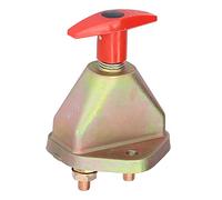 Heavy - Duty Battery Isolator Switch, 12-24V Power Kill Cut - Off Master Disconnect Switch, Stainless Steel & Brass Construction, for Automotive, Marine, Trucks and Racing