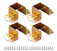 Heavy Duty Bed Slat Holders 35mm for Wood Frames(gold 35mm) | Hot-dip galvanized coating, rust resistant, for durable outdoor use, silver or gold finish, long lifespan