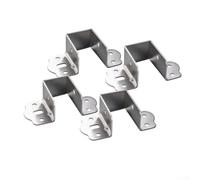 Heavy Duty Bed Slat Holders 35mm for Wood Frames(silve 32mm) | Hot-dip galvanized coating, rust resistant, for durable outdoor use, silver or gold finish, long lifespan