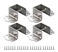 Heavy Duty Bed Slat Holders 35mm for Wood Frames(silve 35mm) | Hot-dip galvanized coating, rust resistant, for durable outdoor use, silver or gold finish, long lifespan