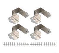 Heavy Duty Bed Slat Holders 35mm for Wood Frames(silve 40mm) | Hot-dip galvanized coating, rust resistant, for durable outdoor use, silver or gold finish, long lifespan