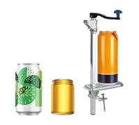 Heavy Duty Bench Can Opener Stainless Steel Commercial Manual Tin Opener with Sharp Blade for Home Kitchen & Restaurants Silver 48cm/18.5in
