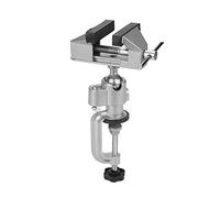 Heavy Duty Bench Vise 360 Degree Rotating, Aluminum Alloy Table Vise Clamp Tool for Workshop Garage Workbench, Universal Swivel Vice for Locksmith, DIY and Professional Metalworking