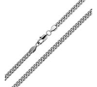 Heavy Duty Biker Jewelry Solid 8MM Curb Miami Cuban Link Chain For Men Necklace Silver Tone Stainless Steel 30 Inch