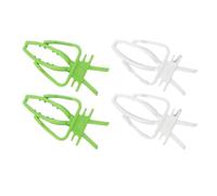Heavy-Duty Bird Cage Food Clip & Vegetable Holder for Small Birds, 30Pcs | Easy-grip handle, durable seed dispenser for budgie & parrot cage accessories(Green)