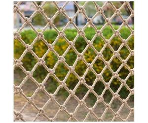 Heavy Duty Bird Rope Net - Durable Pet Climbing Toy Safety Swing & Cargo Mesh Netting for Birds 3.5m x 4m (11.4ft x 13.1ft) - Ideal for Outdoor & Indoor Play