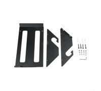 Heavy Duty Black Circular Saw Stand Vertical Wall Mount Bracket For Garages Workshops Sheds Robust Metal Storage Solution To Organize Power Tools And Save Space With Quick Installation Features