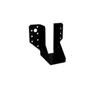Heavy Duty Black Decorative Face Fix Timber to Timber Joist Jiffy Hanger (45 x 97 x 75 x 2mm)