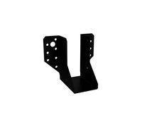 Heavy Duty Black Decorative Face Fix Timber to Timber Joist Jiffy Hanger (48 x 96 x 75 x 2mm)