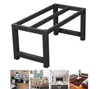 Heavy-Duty Black Metal Table Legs Kit for Kitchen & Dining Tables Height Perfect for Desks & Conference Tables Easy Installation Sturdy & Stylish