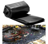 Heavy-Duty Black Pond Liner 1x2m to 10x12m - Waterproof Membrane for Gardens Pools Fountains Streams & Artificial Lakes (6.5x23ft) - Protective Underlayment