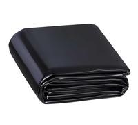 Heavy Duty Black Pond Liner 1x6m to 10x12m - Flexible HDPE Rubber Waterproof Membrane for Fish Pools & Garden Ponds, Impermeable Pond Lining (4x6m - 13.1x19.7ft)