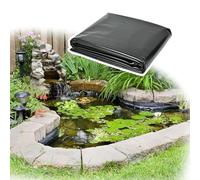 Heavy Duty Black Pond Liner - UV & Tear Resistant Flexible for Koi & Fish Pools Water Gardens - Perfect for Small to Large Ponds Wildlife Underlay (6m x 11m)