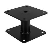 Heavy Duty Black Powder Coated Elevator Bolt Down Pergola Post Support | Pergola Base | Pergola Foot (140mm)
