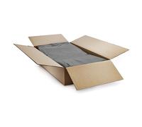 Heavy Duty Black Refuse Sacks Bin Liners - 176 Litres, 100 Bags, Flush Top, Certified CHSA Rating of 15kg (508 x 1168mm) 100% Recycled