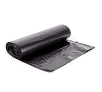 Heavy-Duty Black Refuse Sacks - Thick Rubbish Bags & Bin Liners for Dry & Wet Waste - Durable, Disposable Trash Bags for Pantry, Dustbin, and More (200 count (Pack of 10))