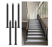 Heavy-Duty Black Spiral Staircase Kit for Loft, Veranda & Hallway - Modern Design, 5-Pack, Easy Installation, Perfect for Home Renovation & Upgrade