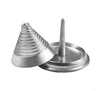Heavy Duty Blade Balancer,Metal Zinc,Improves Longevity Of Mowers,For Power Drill Hand Drill Lawn Mower Blades, Grey,For All Lawnmower Blades
