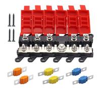 Heavy-Duty Block 500A Design Silicone Cover For Auto Marine Electrical Systems Input Single Loop Fuses Block