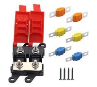 Heavy-Duty Block 500A Design Silicone Cover For Auto Marine Electrical Systems Input Single Loop Fuses Block